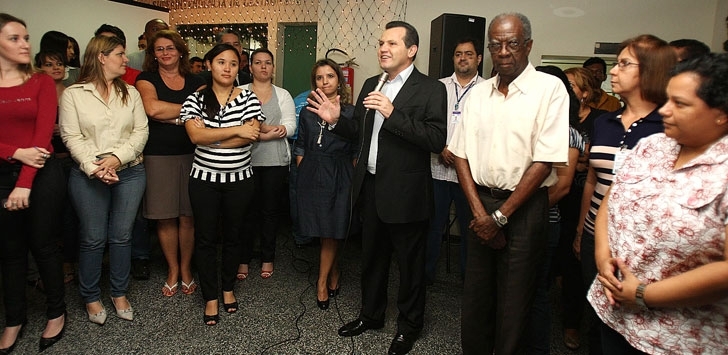Governador Silval Barbosa discute nesta 5 para grupo de servidores, em visita  secretaria estadual de Sade