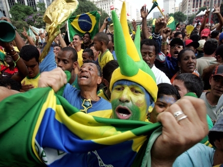 70% dos brasileiros tambm acreditam que seleo vai vencer a Copa.