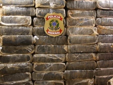 Polcia Federal afirmou que esta foi a maior apreenso da droga na regio desde 2008