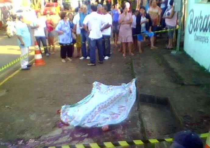 Clia Santos Martins no resistiu aos ferimentos e morreu no centro de Chapada