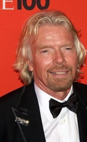 Richard Branson  presidente e fundador do Virgin Group