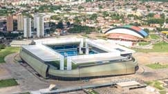 O Complexo Multiuso  composto pela Arena, o Ginsio Aecim Tocantins e pela piscina olmpica, em uma rea de 307 mil metros quadrados