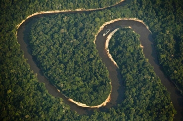 Imagem area do Rio Juru, na Amaznia. (Foto: Bruno Kelly/Reuters)