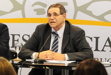 Carlos Daz, secretrio anti-lavagem de dinheiro do Uruguai, em imagem de 2014 (Foto: Presidncia do Uruguai)