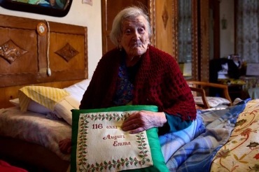 Emma Morano, a mulher mais velha do mundo, morre aos 117 anos (Olivier Morin/AFP)