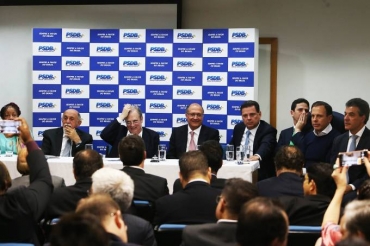 Reunio da Executiva do PSDB, no ltimo dia 12, que definiu apoio ao governo