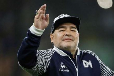 O ex-jogador Diego Armando Maradona, que morreu nesta quarta-feira
