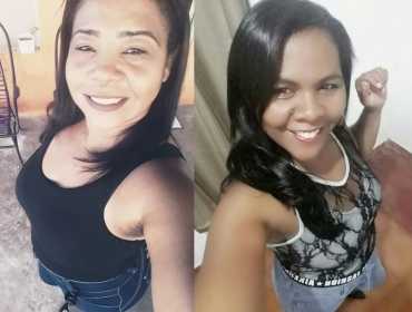 Solange Rodrigues ( esquerda) e Sandra Rodrigues ( direita) morreram com 6 dias de diferena em MT  Foto: Montagem/G1 MT