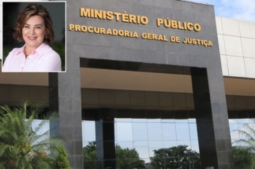 A promotora de Justia Elisamara Portela ( no detalhe), pr-candidata ao cargo de chefe do MPE