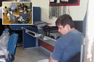 Flvio Diego foi preso em flagrante em lan house, em Cuiab; no Rio, peritos analisam computadores