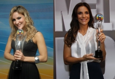 Claudia Leitte venceu em 2009 e Ivete Sangalo faturou em 2010 o trofu Os Melhores do Ano do Fausto