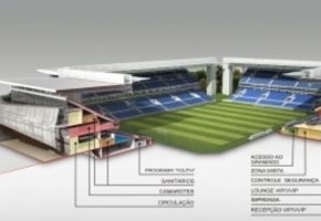 Arena est com 80% de suas obras concludas