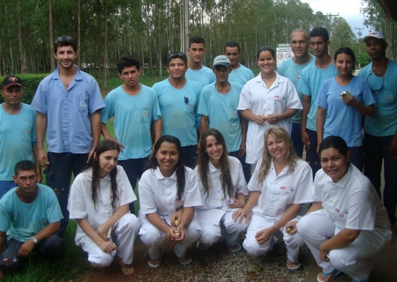 Acadmicos de Enfermagem da UNED palestraram sobre segurana do trabalho na Seara