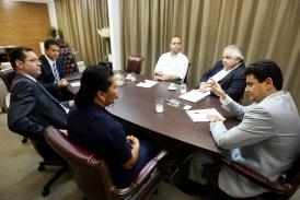 Secretrio da Casa Civil Eder Moraes recebe o segmento da agropecuria do governo