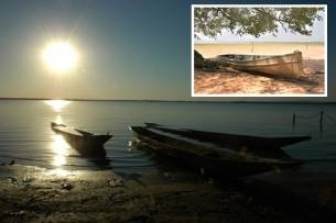 Baa de Chacoror, em Melgao, antes e depois: acordo garante recuperao de reas degradadas