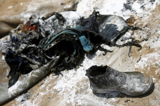 Pertences de oper�rios que ficaram feridos em explos�o no canteiro de obras do Metr� de Salvador