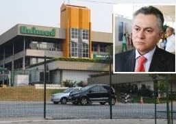 Sede da Unimeda Cuiabl; no destaque, desembargador Perri: direito  vida