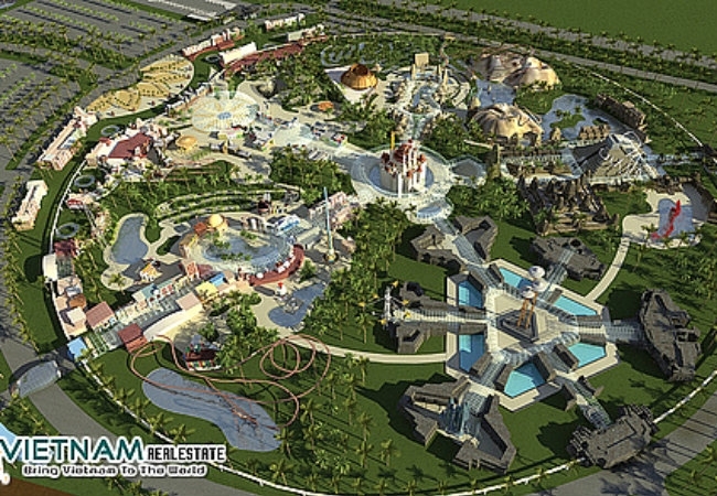 Projeto do parque temtico Happyland, no Vietn: lanamento contou com apoio do pai de Michael Jackson
