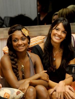 Jaqueline e Talula encararam o acampamento na primeira semana do 