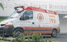 Um homem de 60 anos foi atingido, teve o intestino perfurado e foi levado para o PS