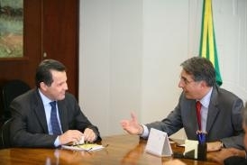 Comitiva de Mato Grosso  recebida pelo ministro do Desenvolvimento da Indstria, e Comercio, Fernando Pimentel