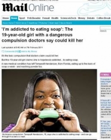 Tempestt Henderson adora comer sabo. 