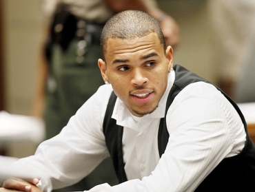 Chris Brown comparece a uma das audincias de acompanhamento de sua liberdade condicional, em 2010 