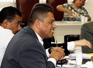 Mizael Bispo de Souza durante audincia realizada no Frum de Guarulho para ouvir testemunhas do caso