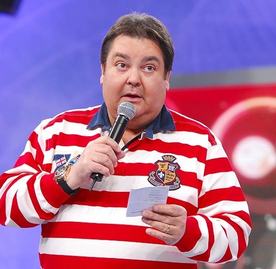 O apresentador Fausto Silva, cujo programa, o 