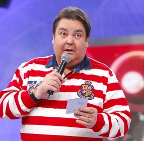 O apresentador Fausto Silva, cujo programa, o 