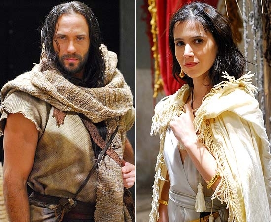 Os atores Fernando Pavo e Mel Lisboa, os dois protagonistas de 