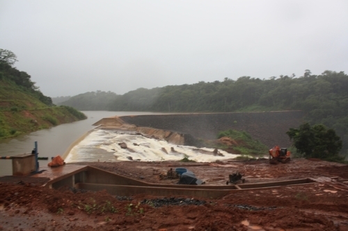 Vista panormica da PCH Santana I de propriedade da Firenze Energtica.