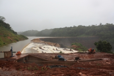 Vista panor�mica da PCH Santana I de propriedade da Firenze Energ�tica.