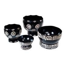 Cuia Pequena com base - Floral. R$17,50, na loja virtual do Instituto Meio