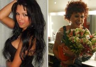 Nany People (� direita) comenta participa��o de Ariadna no BBB 11