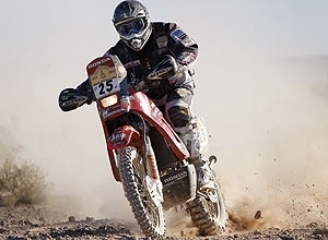 O brasileiro Jos Hlio Filho no Rali Dacar de 2009