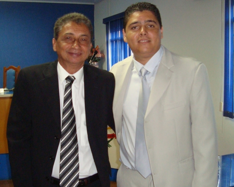 Prefeito de Nortelndia Neurilan Fraga e presidente da Cmara Rubilan Nunes