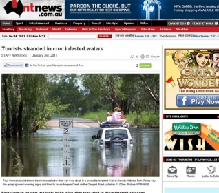 Grupo ignorou alerta e tentou atravessar estrada alagada.