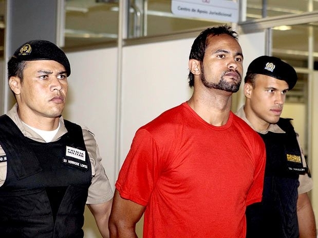 No in�cio de dezembro, Bruno foi condenado pelo sequestro e agress�o a Eliza Samudio a quatro anos e seis meses de pris�