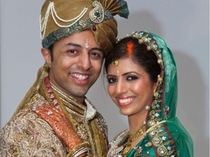 Foto no datada do casal Shrien e Anni Dewani.