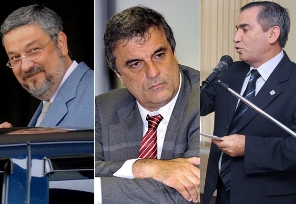 Da esq. para a dir., Antonio Palocci, Jos Eduardo Cardozo e Gilberto Carvalho