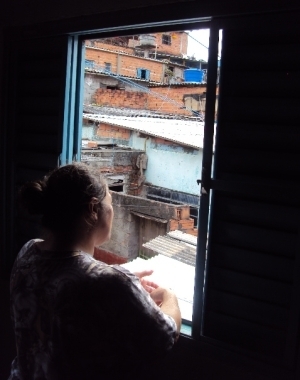 Dbora, 41 anos, grvida de quase quatro meses e portadora do HIV h trs anos