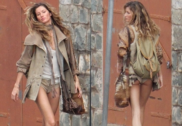 A top Gisele Bndchen em fotos tiradas em St. Bathes na ltima tera-feira  