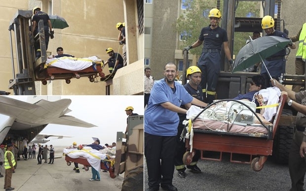 Khaled Mohsen Chairi foi levado de empilhadeira at embarcar pela traseira no compartimento de carga de um avio