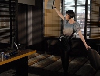 A atriz Mayana Moura na pele da personagem Melina Gouveia, que deve ser a prxima a morrer na novela 