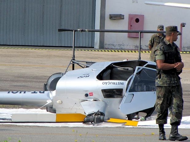 Comando do aeroporto havia informado que helicptero fez pouso forado