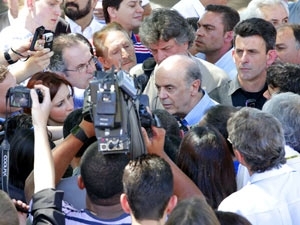 Jos� Serra durante entrevista em Maring� 