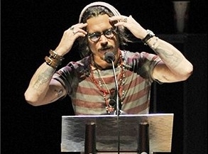 O ator Johnny Depp, que encabea a lista dos atores mais bem pagos de Hollywood, segundo a revista 