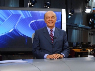 A entrevista do candidato do PSDB  presidncia, Jos Serra, ao Jornal da Globo foi ao ar no incio da madrugada desta q