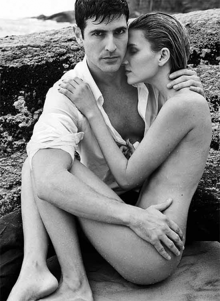 O ator Reynaldo Gianecchini foi eleito o homem mais sexy do ano. Ele fotografou ao lado da modelo Winie